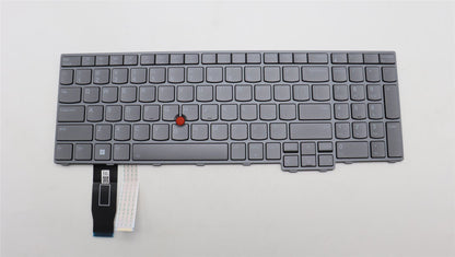 Lenovo ThinkPad T16 Gen 2 P16s Gen 2 Keyboard US Grey Backlit 5N21K05485