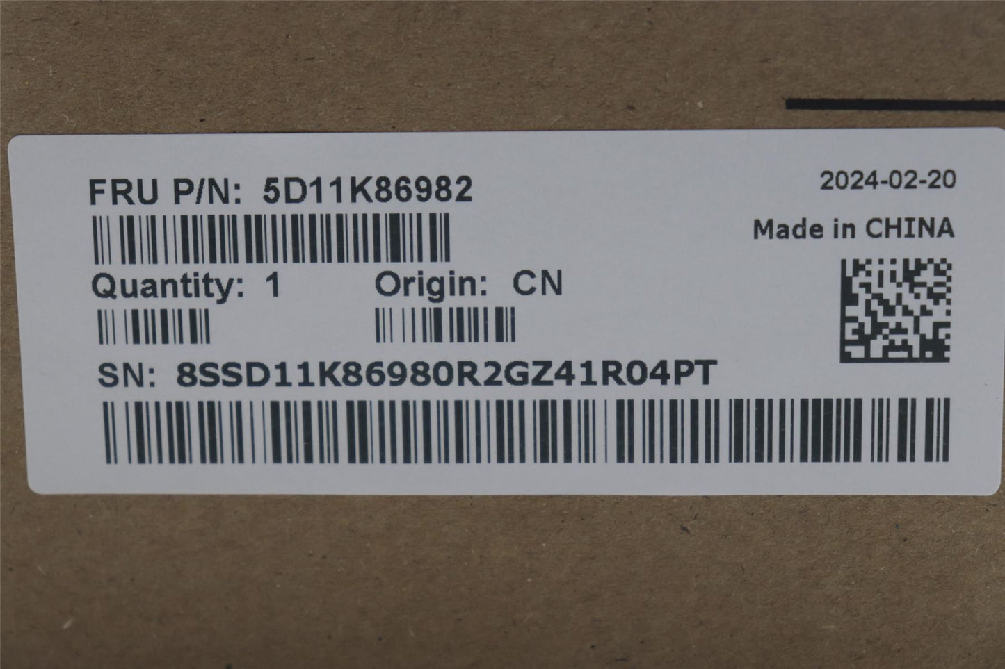 Lenovo FRU CSO MNG007QS1-1 16.0 WUX 5D11K86982