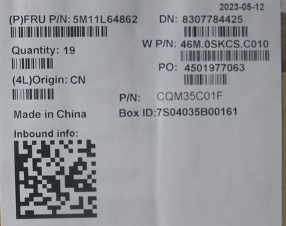 Lenovo MECH_ASM FRU C COVER ASM NWFC YG SG 5M11L64862