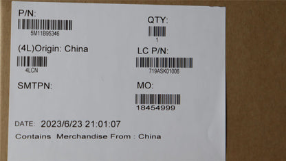 Lenovo ThinkPad T590 Blendenverkleidung, Rahmenblechabdeckung, Schwarz, 5M11B95346