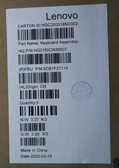 Lenovo IdeaPad 3 15IJL6 Palmrest Cover Touchpad Keyboard Arabic Grey 5CB1F37114