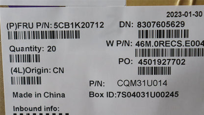 Lenovo LCD Cover W 82XX AG 2.2K 5CB1K20712