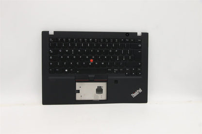 Lenovo ThinkPad T14s Keyboard Palmrest Top Cover Italian Black 5M10Z41404