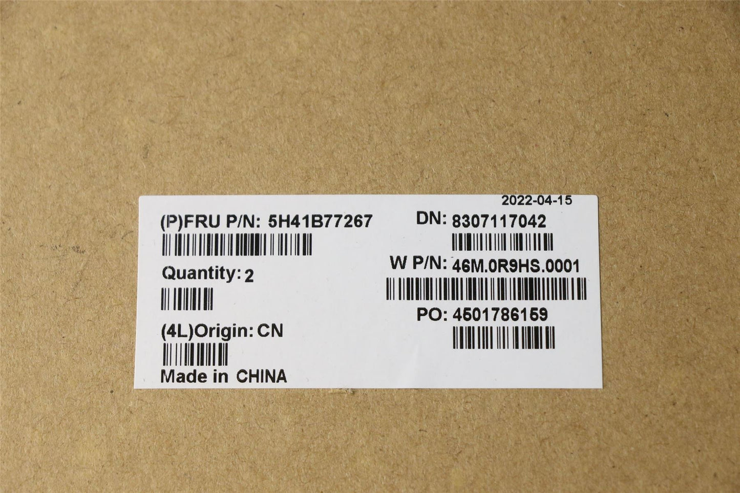 Lenovo HEATSINK FRU ASSY_THM_L13W_AMD_UMA_Peak 5H41B77267