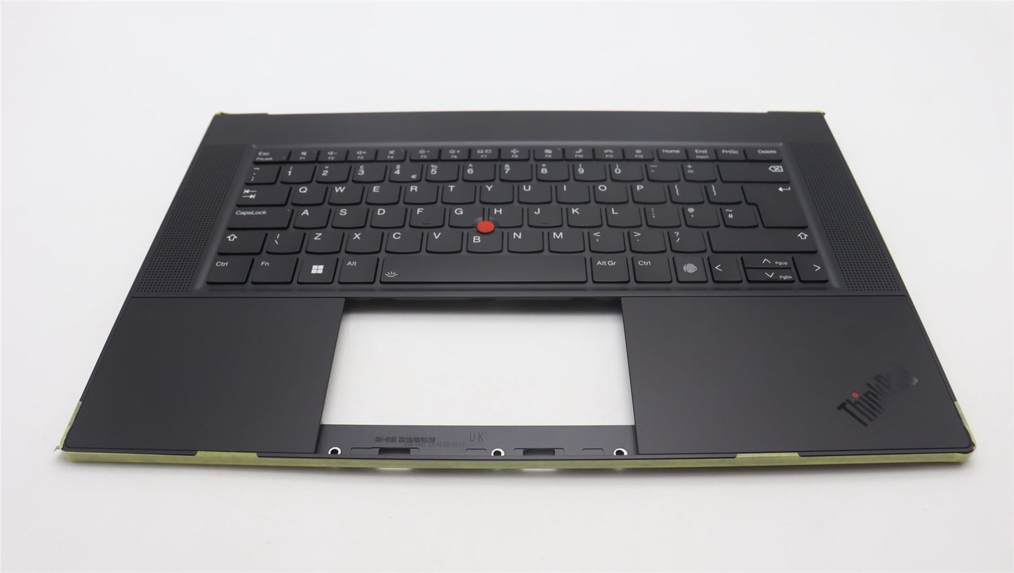 Lenovo ThinkPad Z16 Gen 1 Keyboard Palmrest Top Cover UK Black 5M11J13376