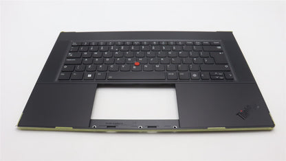 Lenovo ThinkPad Z16 Gen 1 Keyboard Palmrest Top Cover UK Black 5M11J13376