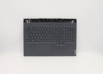 Lenovo Legion 7-15IMH05 Palmrest Cover Touchpad Keyboard Greek Grey 5CB0Z20993