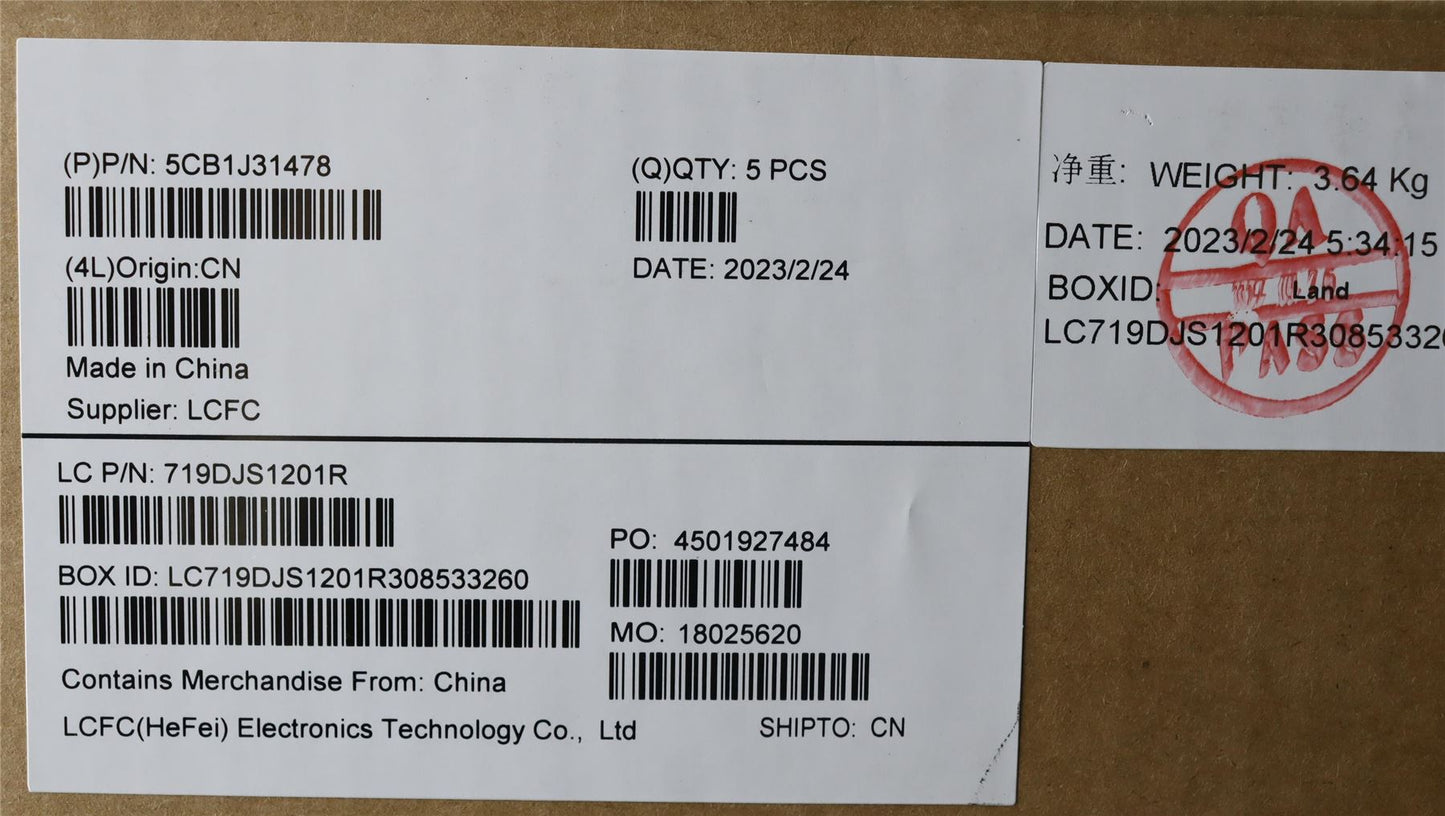 Lenovo Upper Case ASM_SWS L82UG OG_RGB 5CB1J31478
