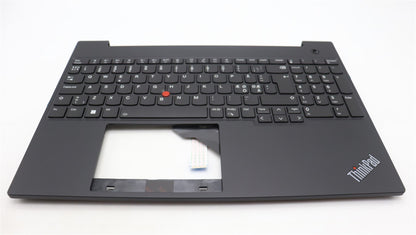 Lenovo ThinkPad E16 Gen 1 Palmrest Cover Keyboard Nordic Black 5M11J04803