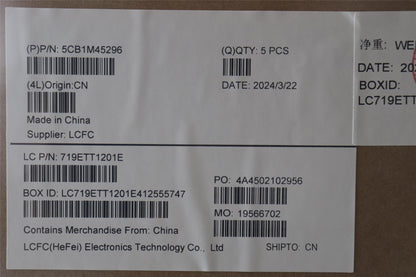 Lenovo IdeaPad 3 16IAH8 Palmrest Cover Touchpad Keyboard Belgian 5CB1M45296