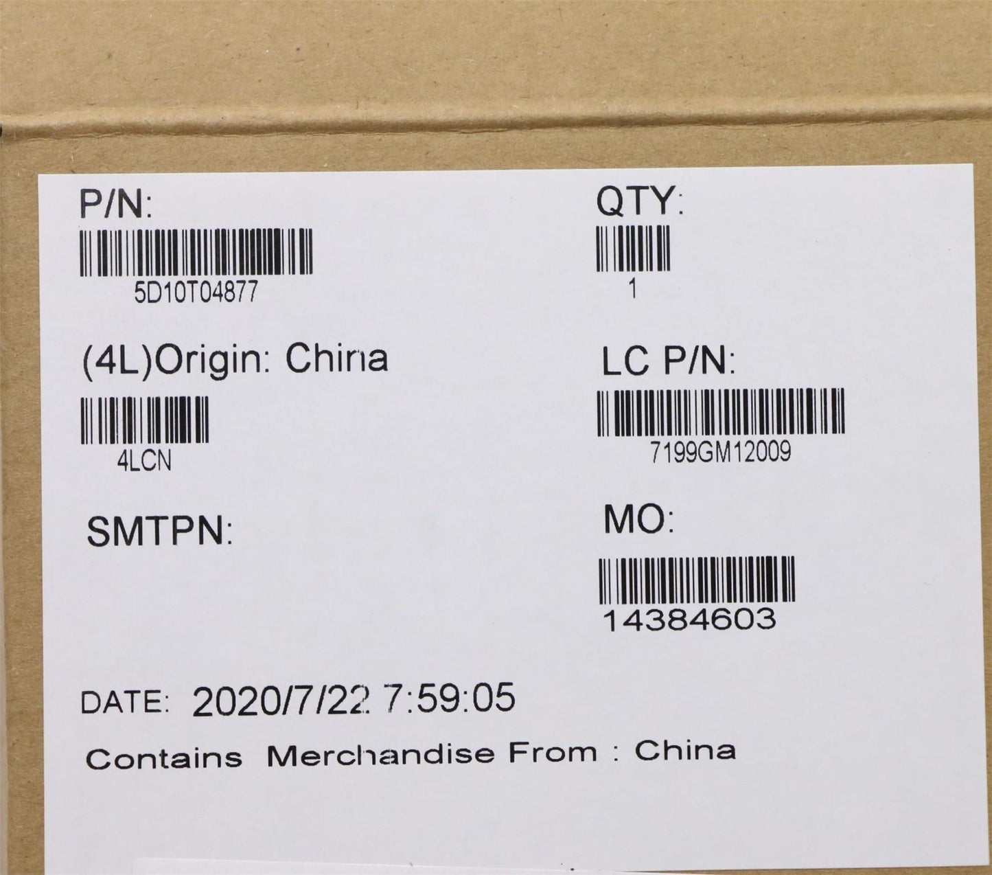 Lenovo Legion Y530-15ICH-1060 Y7000 2019 1050 Lcd Screen Display 5D10T04877