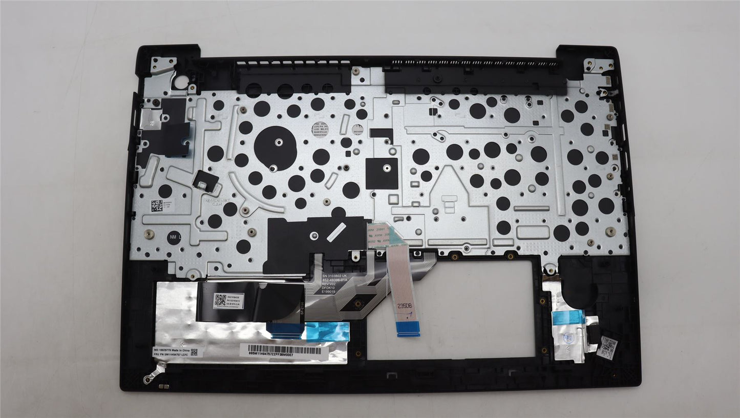 Lenovo ThinkPad E16 Gen 1 Keyboard Palmrest Top Cover Belgian Black 5M11H94757