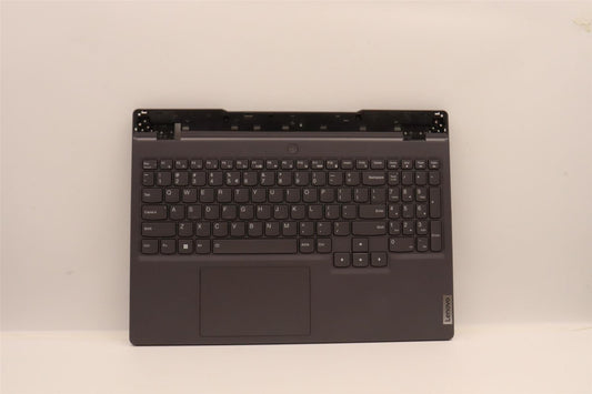 Lenovo 5 15IAH7H Palmrest Cover Touchpad Keyboard US Euro Storm Grey 5CB1F39071