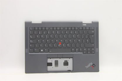 Lenovo Yoga X1 6th Keyboard Palmrest Top Cover Spanish Grey 5M11C40997
