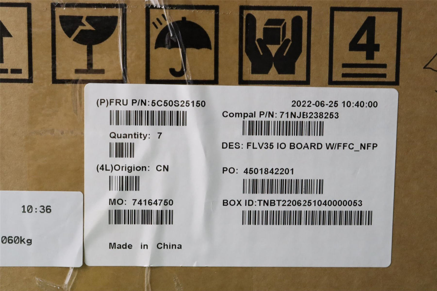 Lenovo Function Board C 20VE IOw/FFCNFP 5C50S25150