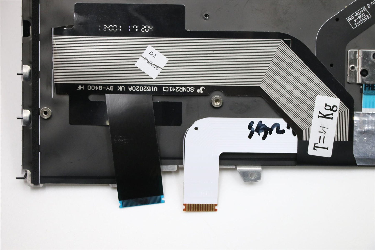 Lenovo Yoga 370 Keyboard German Silver Backlit 01EN439