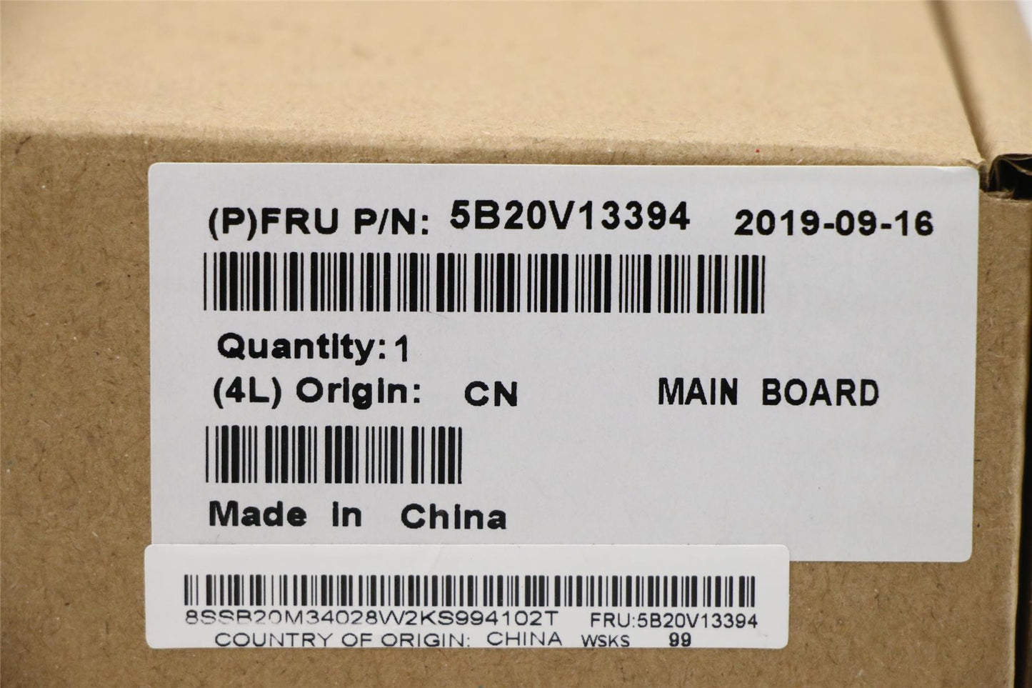 Lenovo Yoga X1 3rd Gen Motherboard Mainboard 5B20V13394