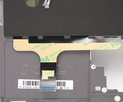 Lenovo S940 14IIL Keyboard Palmrest Top Cover Switzerland Iron Grey 5CB0W43496