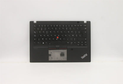 Lenovo ThinkPad T14s Keyboard Palmrest Top Cover Belgian Black 5M10Z41355