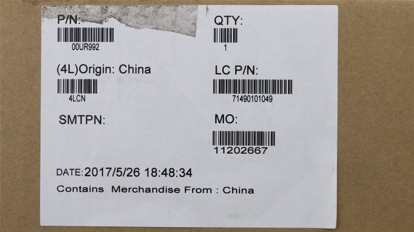 Lenovo 00UR992 WIN, i5-6200U, UMA, 4 GB, TPM2