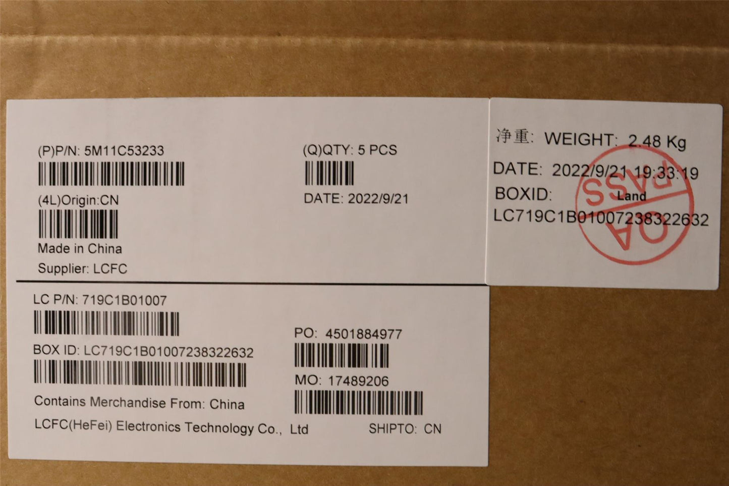 Lenovo Carbon X1 9th Keyboard Palmrest Top Cover German Black 5M11C53233