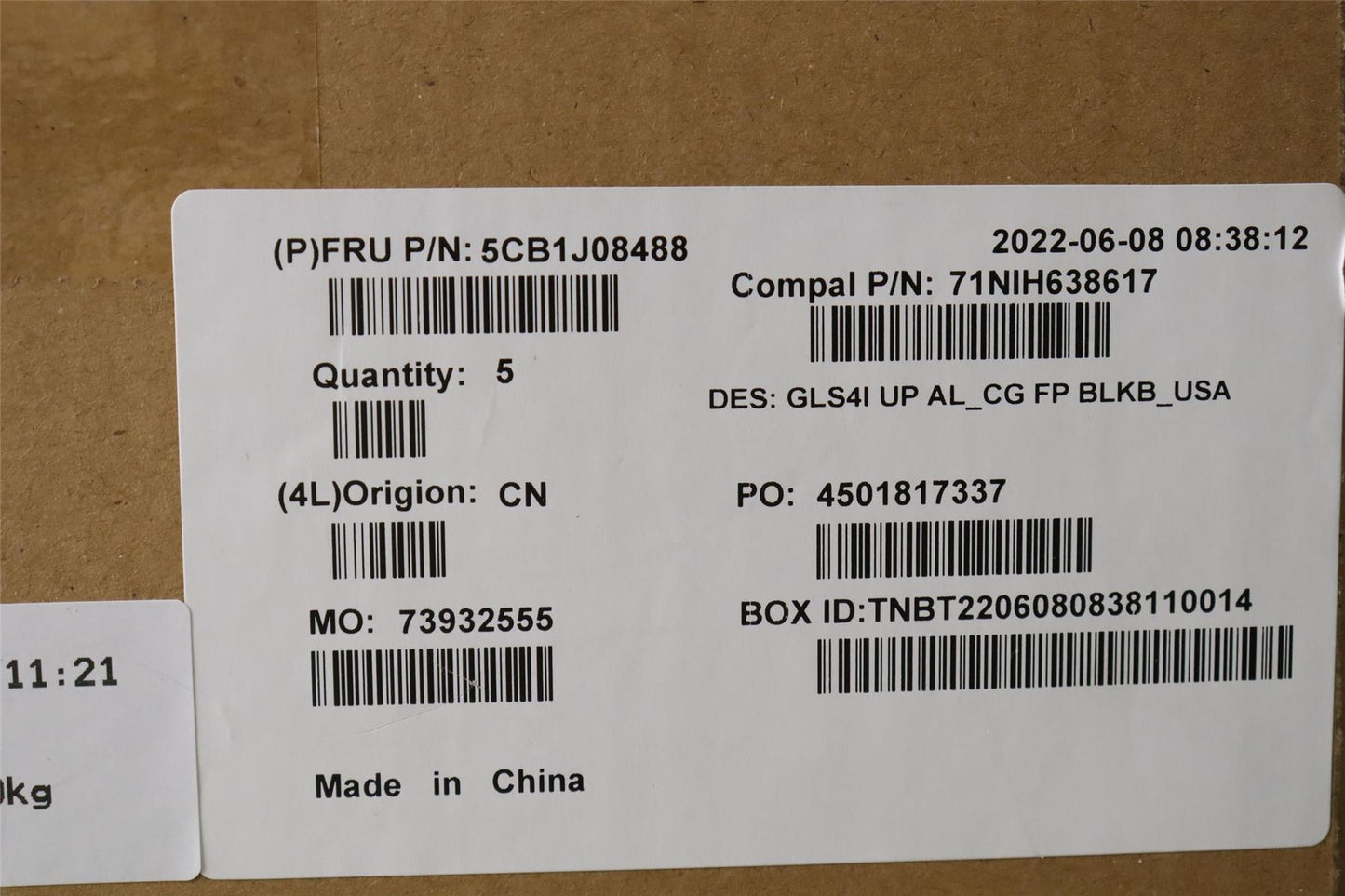 Lenovo UpperCaseASMUSAENG C82SD ALCGFPBL 5CB1J08488
