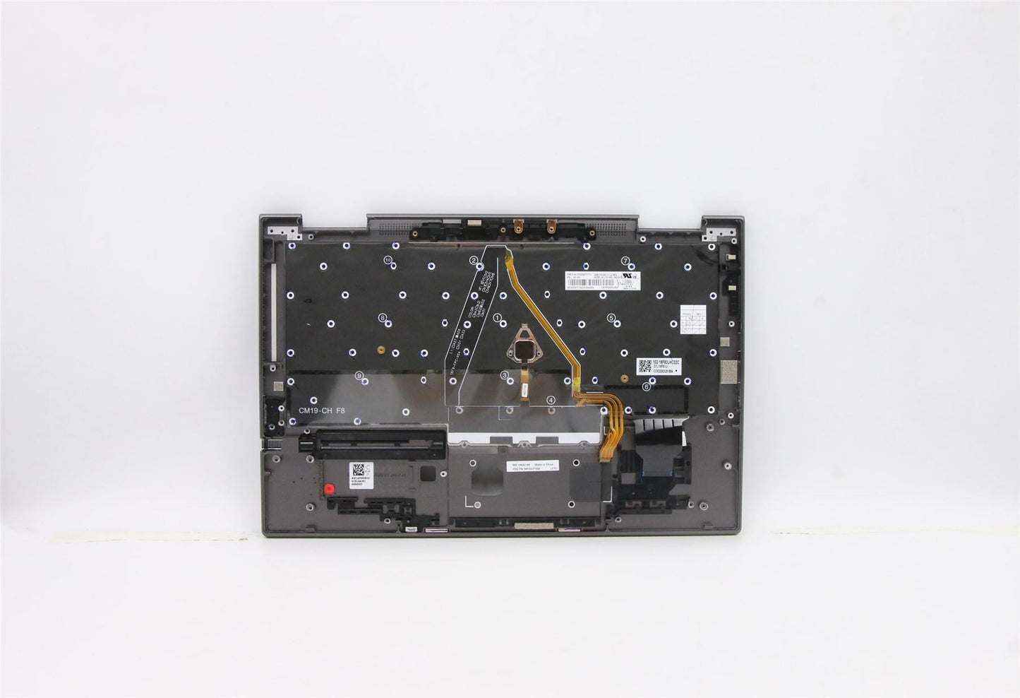 Lenovo ThinkPad X1 5th Gen Keyboard Palmrest Top Cover Greek US 5M10Z37094