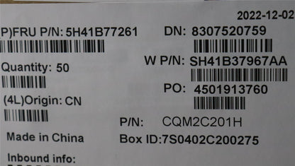 Lenovo ThinkPad X13 Gen 3 P16 Gen 1 Thermal Heatsink Cooling Fan 5H41B77344