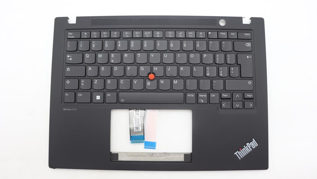 Lenovo ThinkPad T14s Gen 4 Keyboard Palmrest Top Cover Italian Black 5M11L59357