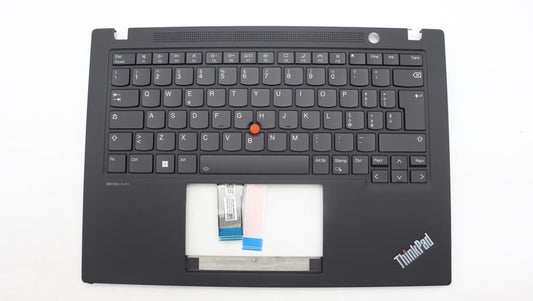 Lenovo ThinkPad T14s Gen 4 Keyboard Palmrest Top Cover Italian Black 5M11L59357