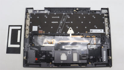 Lenovo ThinkPad X1 8th Gen Keyboard Palmrest Top Cover Grey Backlit 5M11H62329