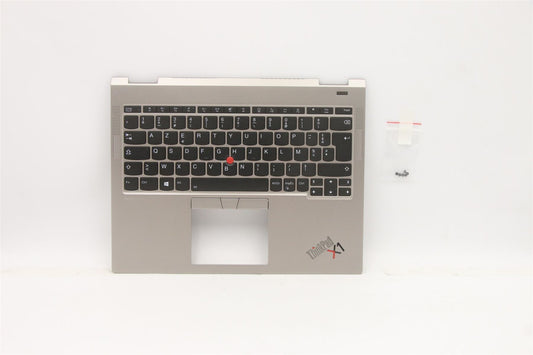 Lenovo ThinkPad X1 Keyboard Palmrest Top Cover French Titanium 5M11B59889