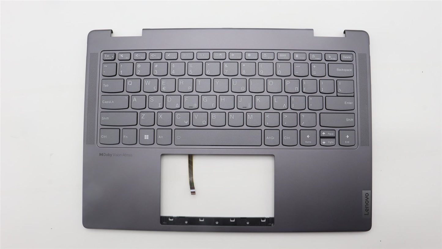 Lenovo Yoga 7 14IRL8 Keyboard Palmrest Top Cover Greek Storm Grey 5CB1L40805