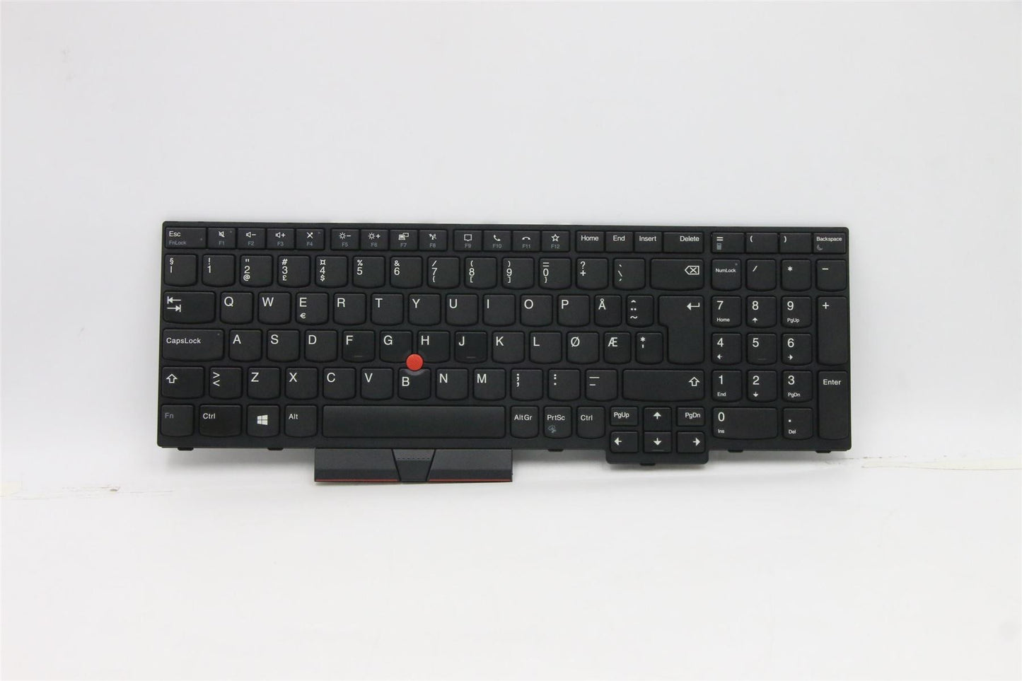 Lenovo ThinkPad T15 Gen 2 T15 P15s Gen 2 Keyboard Norwegian Black 5N20V78161