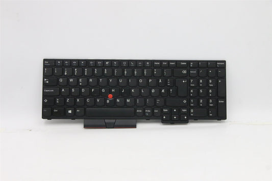 Lenovo ThinkPad T15 Gen 2 T15 P15s Gen 2 Keyboard Norwegian Black 5N20V78161