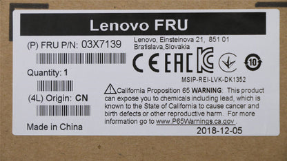 Lenovo DOCK_BO Basic dock FRU 03X7139