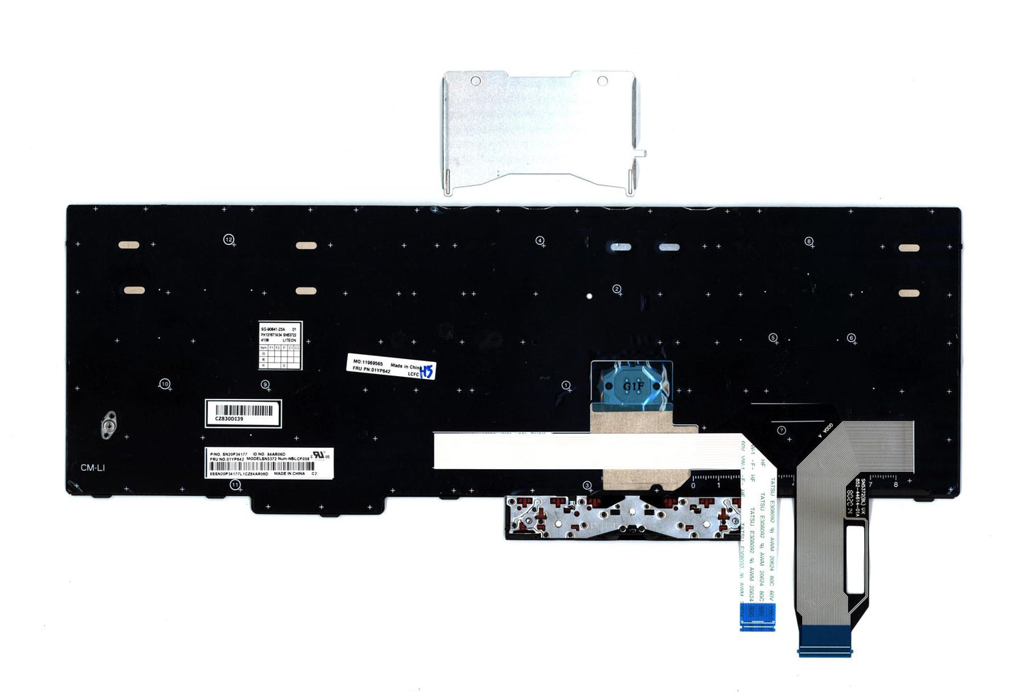 Lenovo ThinkPad L580 T590 E590 E595 L590 Keyboard Canadian French 01YP562