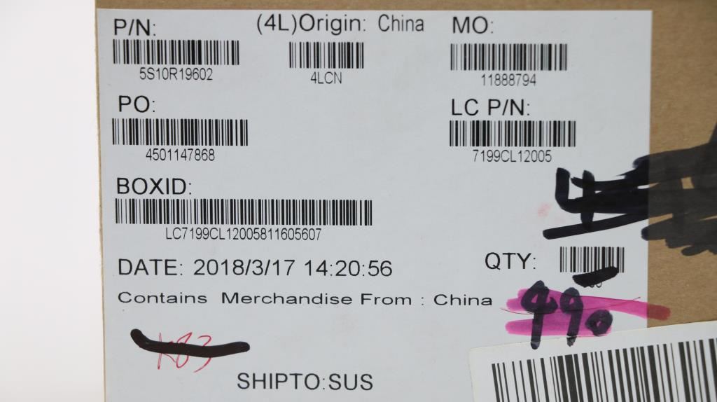 Lenovo 5S10R19602 SCREW Screw L 81EK 4L 4.5D 0.8T BNI NL
