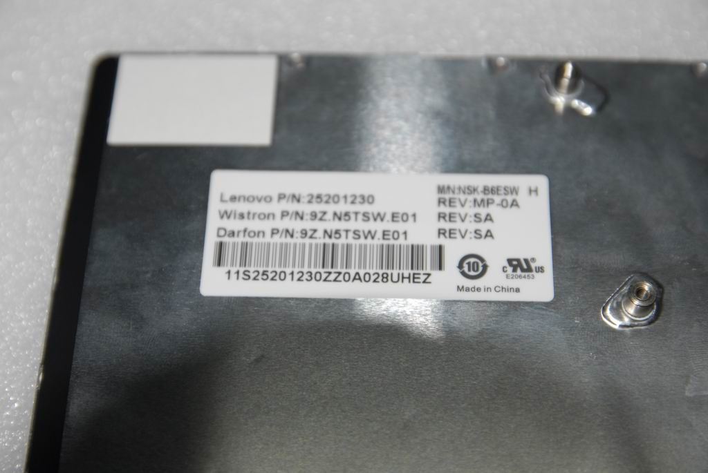 Lenovo DF T2TV 84KEY OrangeRed KBD US English Keyboard 25201230