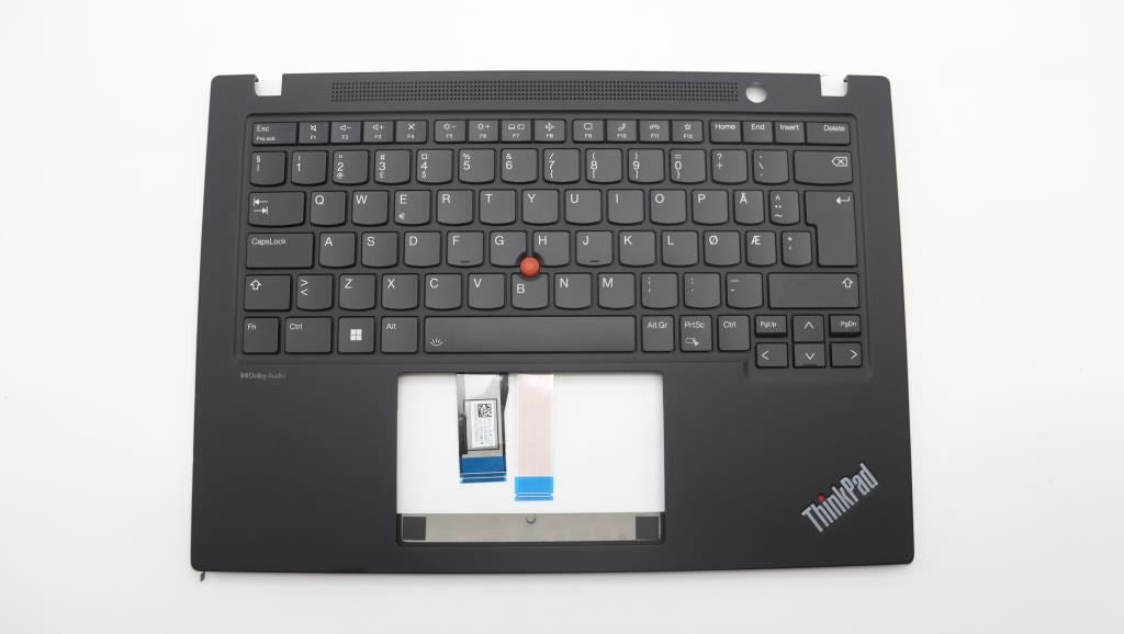 Lenovo ThinkPad T14s Gen 4 Keyboard Palmrest Top Cover Norwegian 5M11L93044