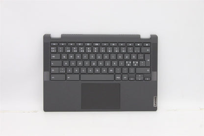Lenovo Flex CB-13IML05 Keyboard Palmrest Top Cover Nordic Grey 5CB0Z28156