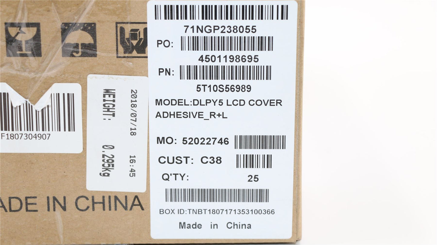 Lenovo 5T10S56989 TAPE Removeable Tapes C 81HD R+L
