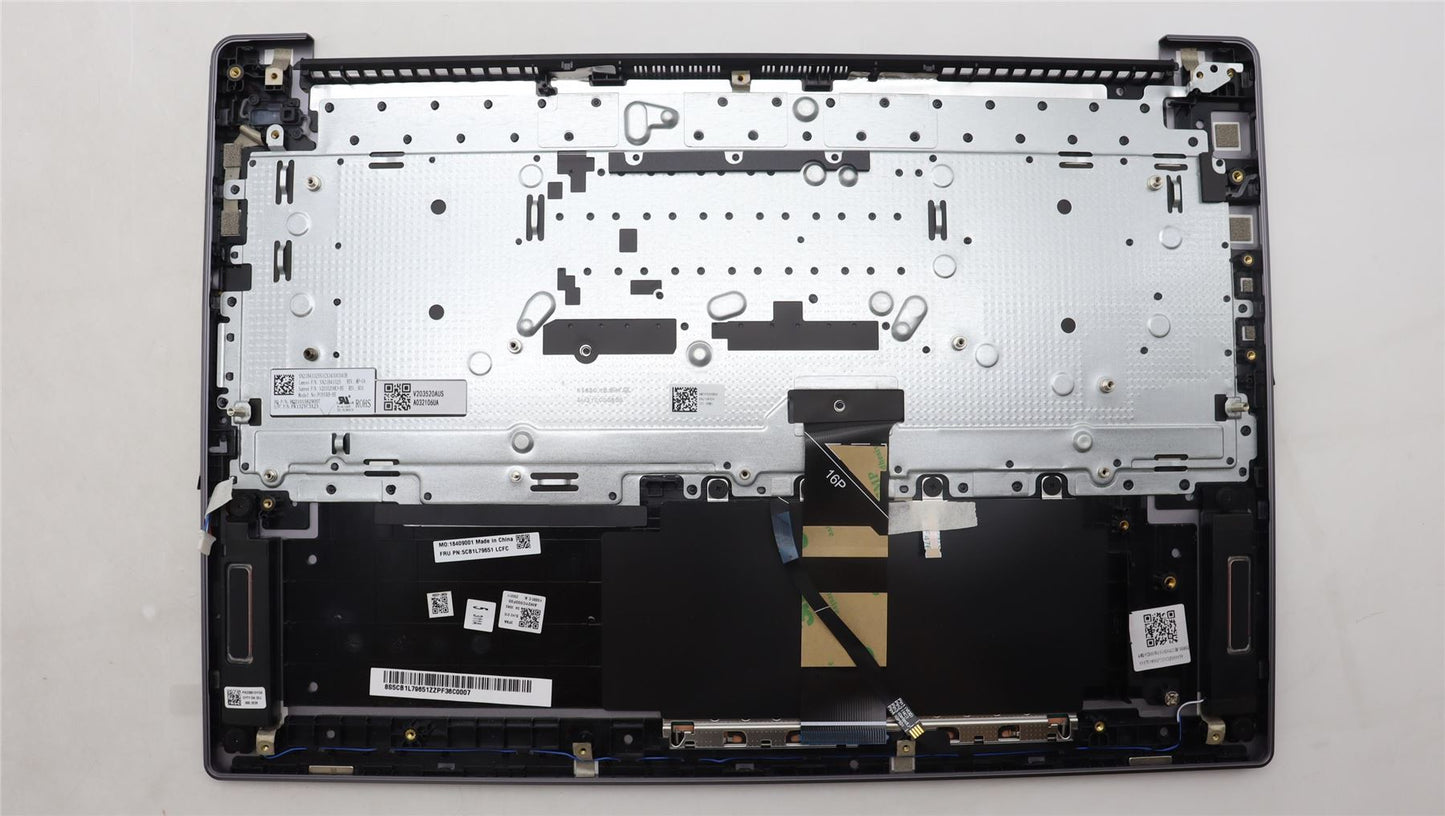 Lenovo IdeaPad 5 16APH8 Palmrest Cover Touchpad Keyboard Belgian 5CB1L79651