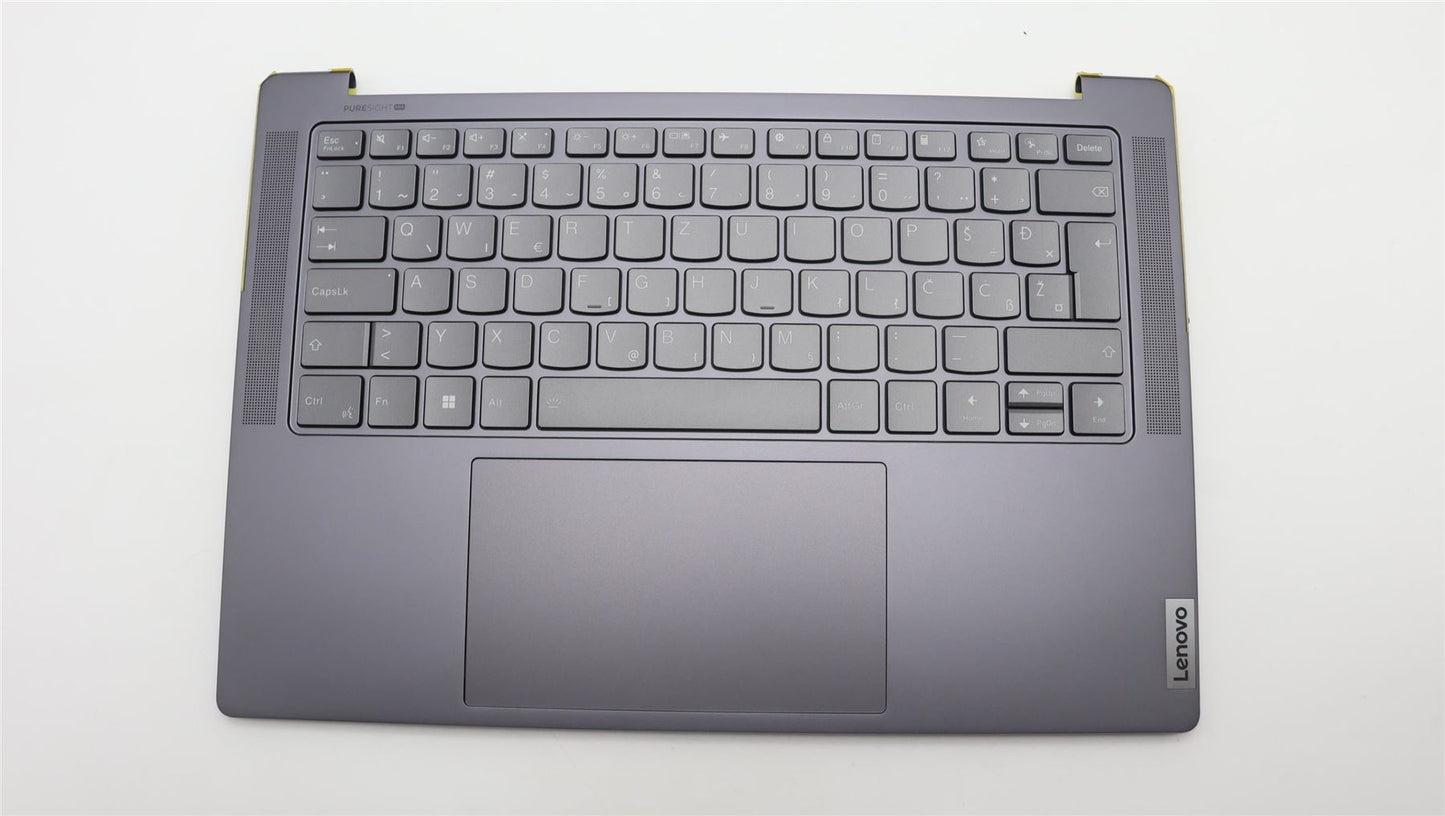 Lenovo Yoga 7 14APH8 Palmrest Cover Touchpad Keyboard Slovenian 5CB1L80312