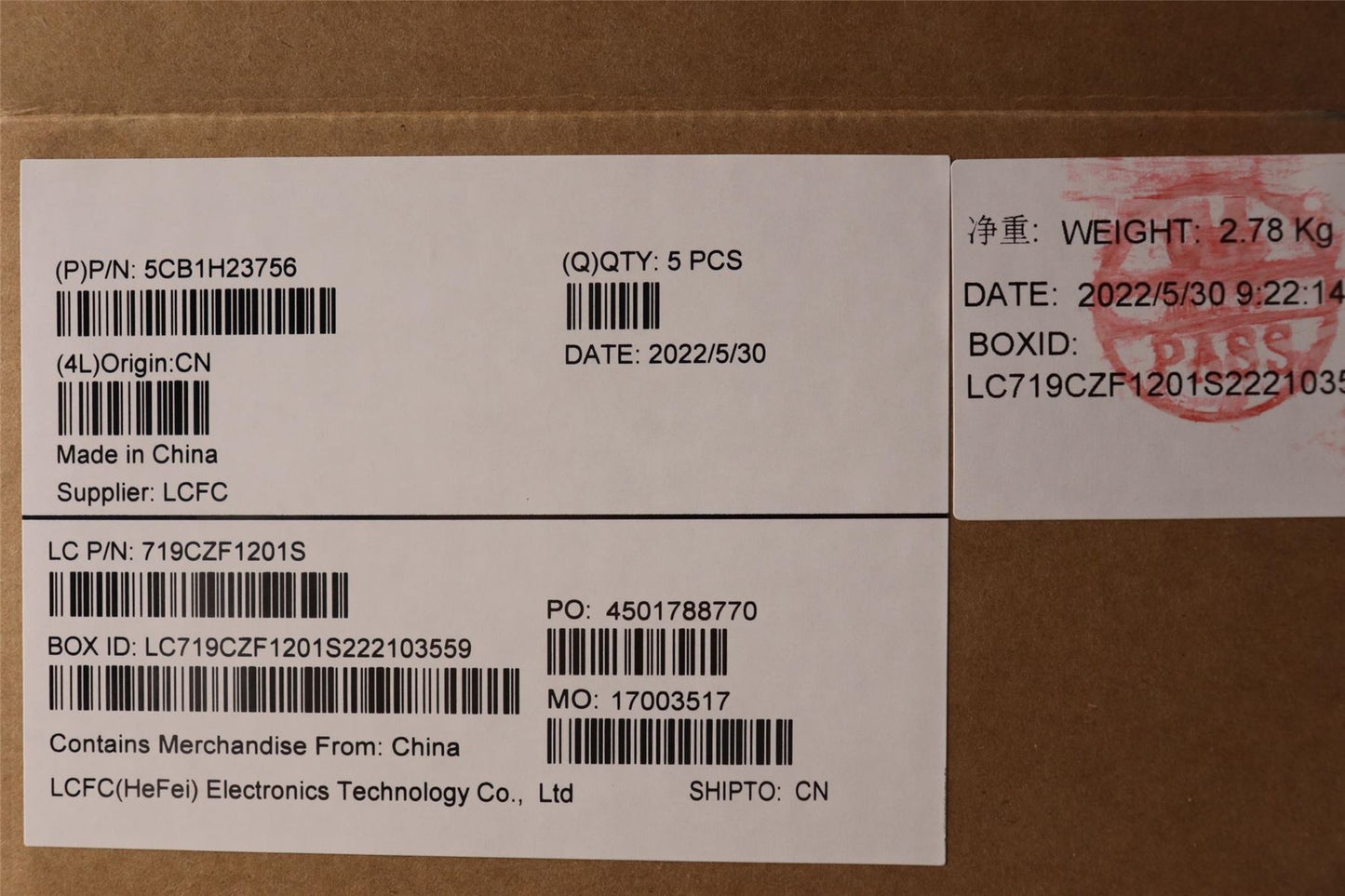 Lenovo Upper Case ASM_JPN L82LU OAT 5CB1H23756