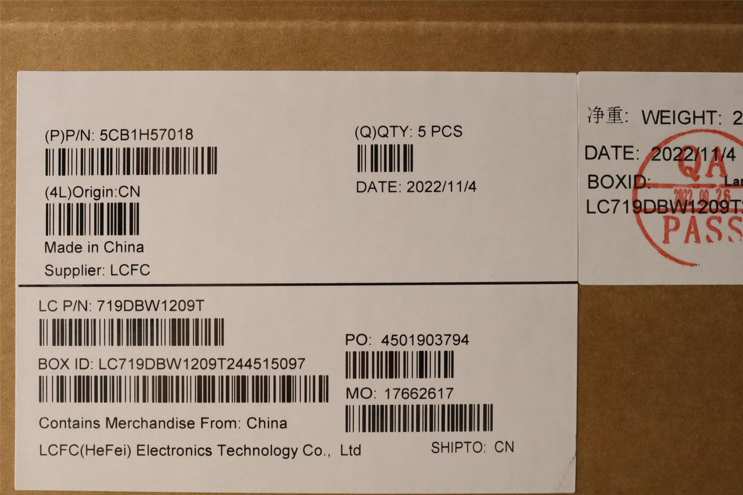 Lenovo Upper Case ASM_SWS L82RJ NFP MB 5CB1H57018