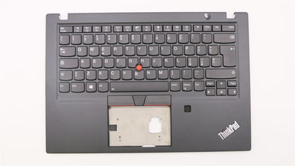 Lenovo ThinkPad T490s Keyboard Palmrest Top Cover Italian Black Backlit 02HM291