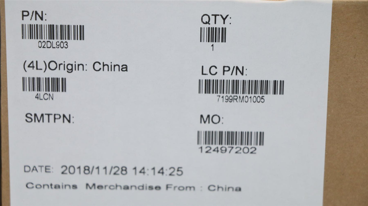 Lenovo LABEL Jinn2 FRU SYSTEM label, Silver 02DL903