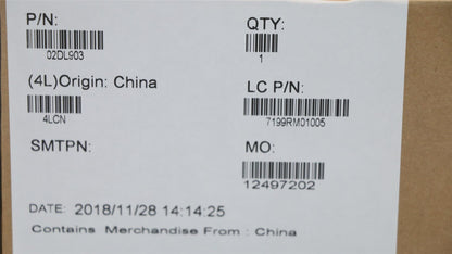 Lenovo LABEL Jinn2 FRU SYSTEM label, Silver 02DL903