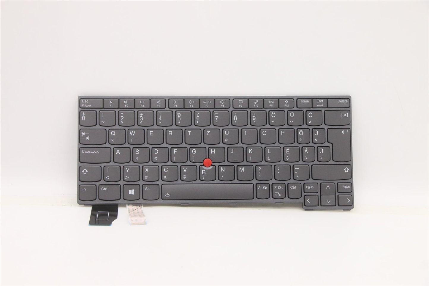 Lenovo ThinkPad X13 Gen 2 Keyboard Hungarian Grey Backlit 5N21A21971